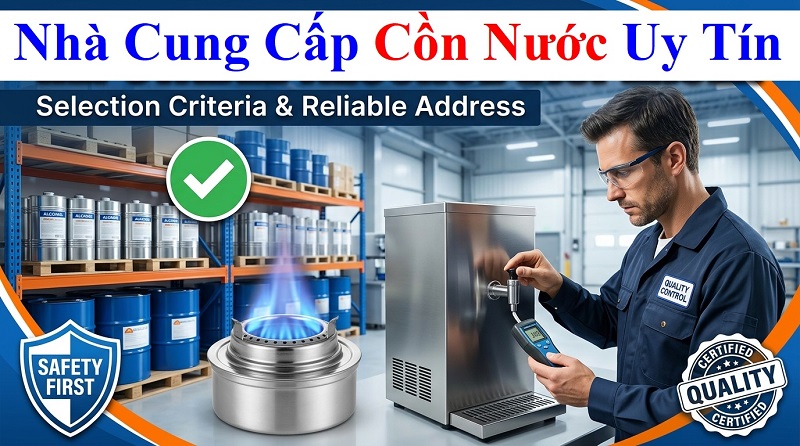 Nhà Cung Cấp Cồn Nước Uy Tín – Tiêu Chí Lựa Chọn Và Địa Chỉ Đáng Tin Cậy